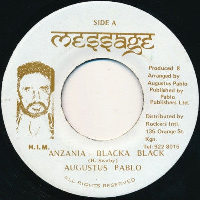 AUGUSTUS PABLO - Anzania - Blacka Black / Blacka Black Dub