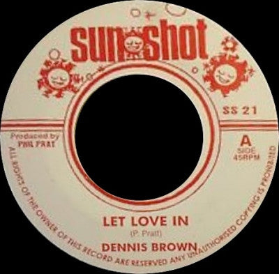 DENNIS BROWN / KING SIGHTER - Let Love In / Master Of All