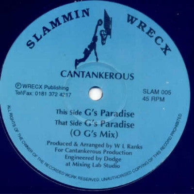 CANTANKEROUS - G's Paradise