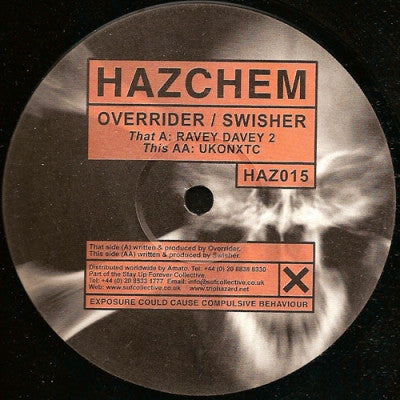 OVERRIDER / SWISHER - Ravey Davey 2 / Ukonxtc