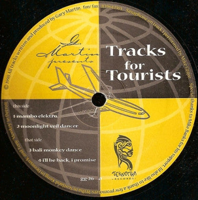 GARY MARTIN - Tracks For Tourists