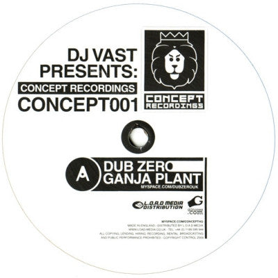 DUB ZERO / DJ VAST - Ganja Plant / My Flow