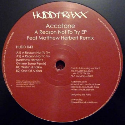 ACCATONE - A Reason Not To Try EP
