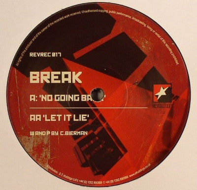 BREAK - No Going Back / Let It Lie