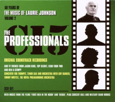 LAURIE JOHNSON - 50 Years Of The Music of Laurie Johnson, Volume 2: The Professionals Original Soundtrack Music, TV A