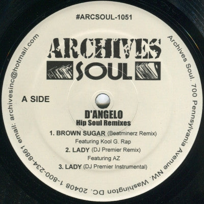 D'ANGELO - Hip Soul Remixes