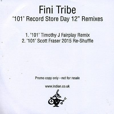 FINITRIBE - '101' Record Store Day 12" Remixes