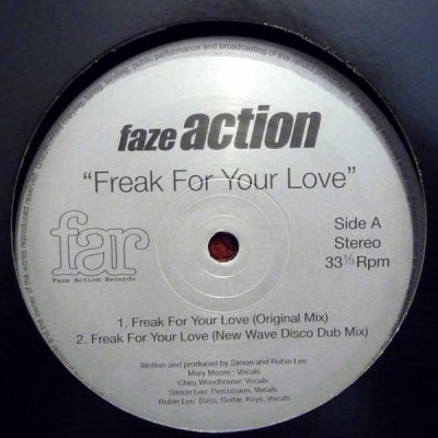 FAZE ACTION - Freak For Your Love