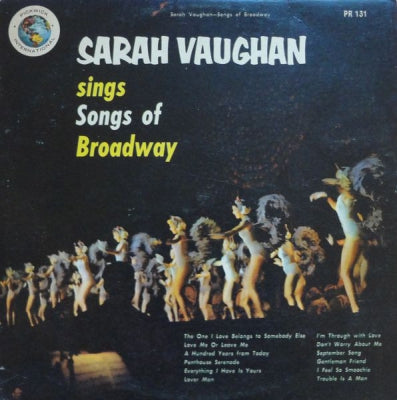 SARAH VAUGHAN - Sings Songs Of Broadway