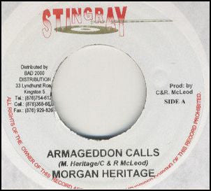 MORGAN HERITAGE - Armageddon Calls / Run Away Dub