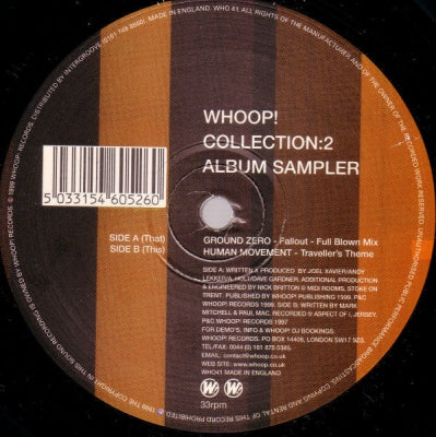 VARIOUS - Whoop Collection:2 Album Sampler