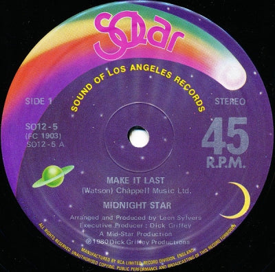 MIDNIGHT STAR - Make It Last