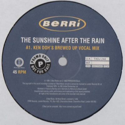 BERRI - The Sunshine After The Rain