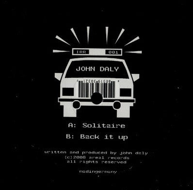 JOHN DALY - Solitaire / Back It Up