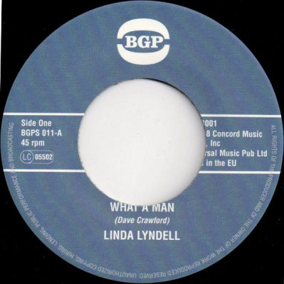 LINDA LYNDELL / BILLY HAWKS - What A Man / (Oh Baby) I Do Believe I'm Losing You