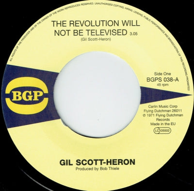 GIL SCOTT-HERON - The Revolution Will Not Be Televised / Home Is Where The Hatred Is