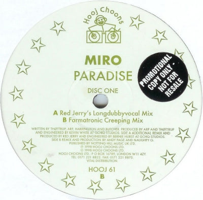 MIRO - Paradise (Disc One)