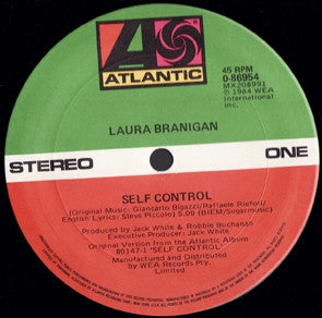 LAURA BRANIGAN - Self Control / Silent Partners