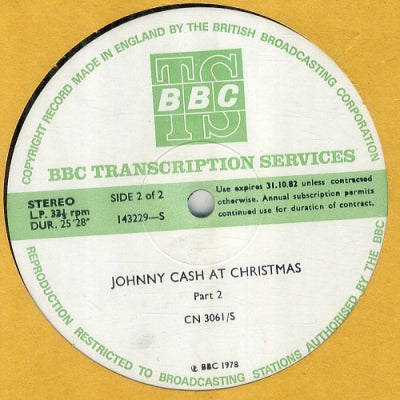 JOHNNY CASH - At Christmas