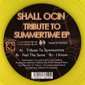 SHALL OCIN - Tribute To Summertime EP