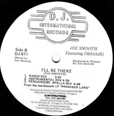 JOE SMOOTH - I'll Be There