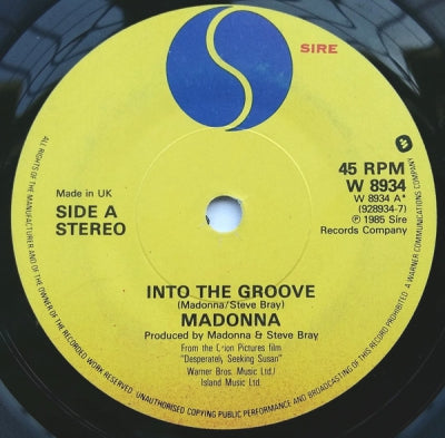 MADONNA - Into The Groove