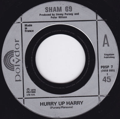 SHAM 69 - Hurry Up, Harry