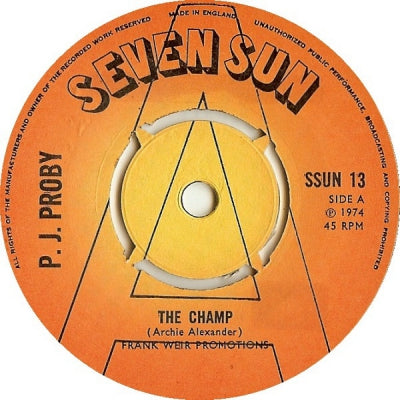 P.J. PROBY - The Champ
