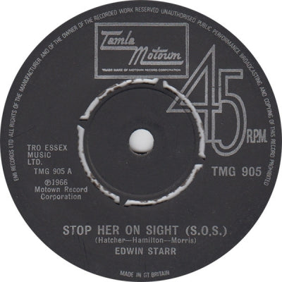 EDWIN STARR - Stop Her On Sight (S.O.S) / Headline News