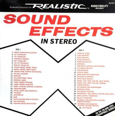 NO ARTIST - Sound Effects In Stereo
