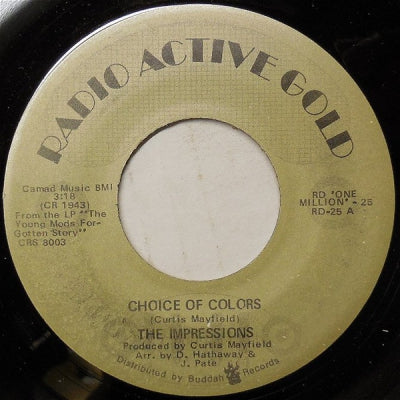 THE IMPRESSIONS - Choice Of Colors / Mighty Mighty Spade & Whitey