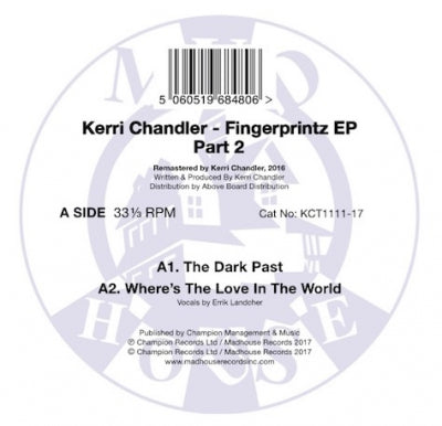 KERRI CHANDLER - Fingerprintz EP Part 2