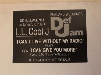 L.L. COOL J - I Can't Live Without My Radio