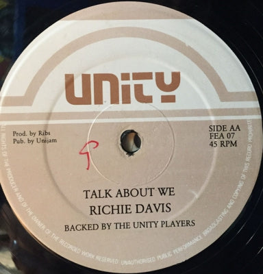 RICHIE DAVIS - Goodbye / Talk About We