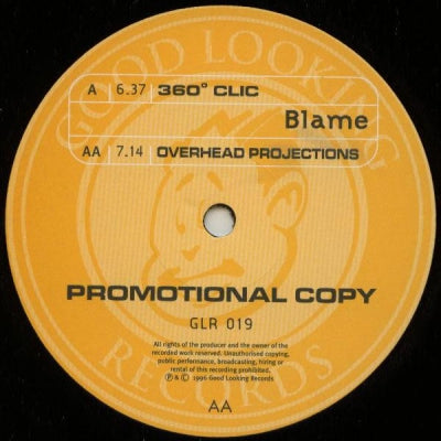 BLAME - 360 Clic / Overhead Projections