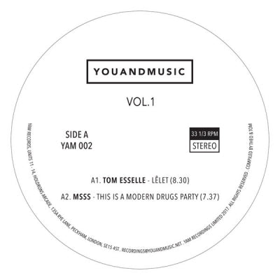 TOM ESSELLE / MSSS / SOFA TALK / LEONIDAS /Z LOVECRAFT - YOUANDMUSIC VOL.1