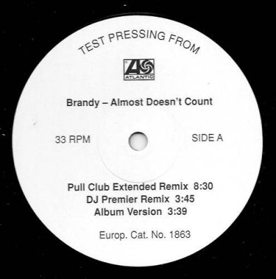 BRANDY - Almost Doesn't Count (DJ Premier Remix).