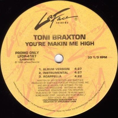 TONI BRAXTON - You're Makin' Me High