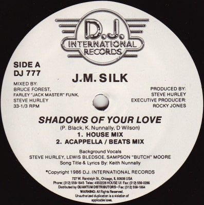 J.M. SILK - Shadows Of Your Love