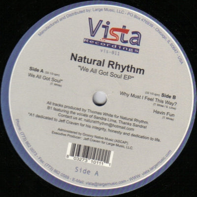 NATURAL RHYTHM - We All Got Soul EP