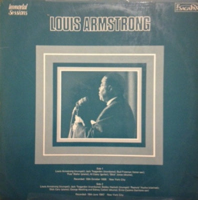LOUIS ARMSTRONG - Immortal Sessions Volume 1