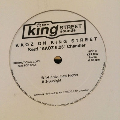 KERRI CHANDLER - Kaoz On King Street