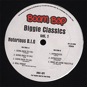 THE NOTORIOUS B.I.G - Biggie Classics Vol.1