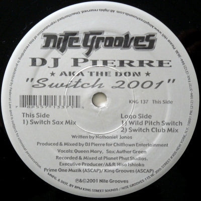 DJ PIERRE - Switch 2001