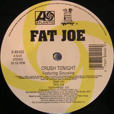 FAT JOE - Crush Tonight Featuring Ginuwine.