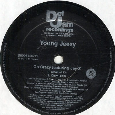 YOUNG JEEZY FEATURING JAY-Z - Go Crazy