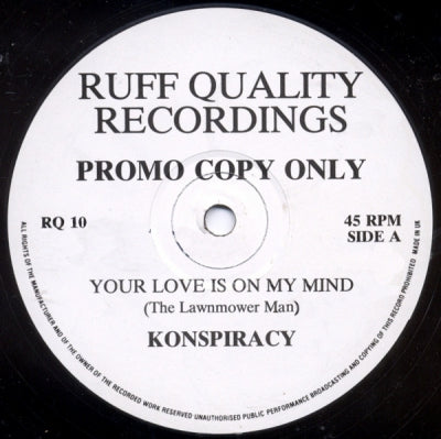 KONSPIRACY - Your Love Is On My Mind / Sunday