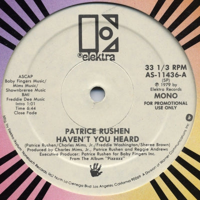 PATRICE RUSHEN - Haven't You Heard