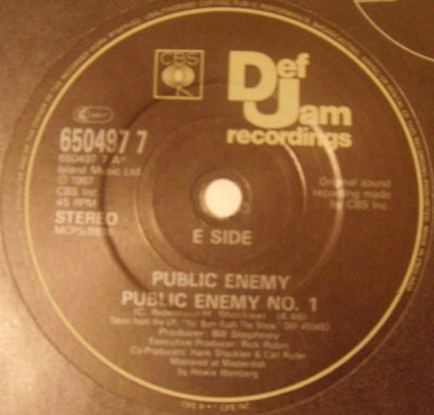 PUBLIC ENEMY - Public Enemy No.1