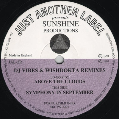 SUNSHINE PRODUCTIONS - Above The Clouds / Symphony In September (Remixes)